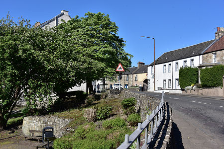 Approaching the Village from the Bridge Over the Murieston Water