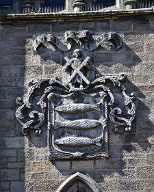 Crest on Church Tower