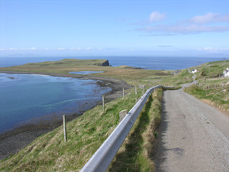 Coastal View at Trumpan, with Ardmore Bay Curving Round to the Left
