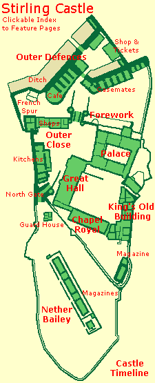 Stirling Castle Map