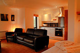 A double bedroom in Duachy Apartments