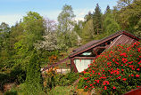 View of one of Riverside Lodges