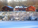 View of Lodges and the canal