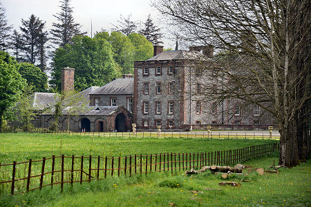 A Glimpse of Galloway House from the Gardens