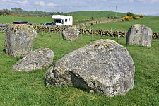 Stones and Parking Area